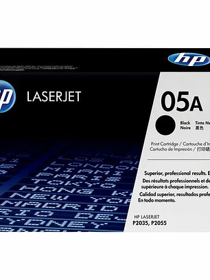Cartucho de Tóner HP 05A Negro Original CE505A