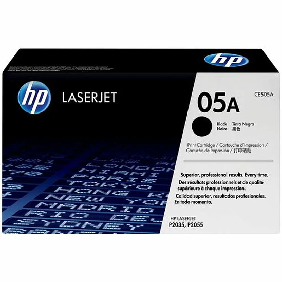 Cartucho de Tóner HP 05A Negro Original CE505A 1