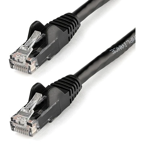 Cable de Red StarTech Cat6 3m RJ45 Negro Snagless