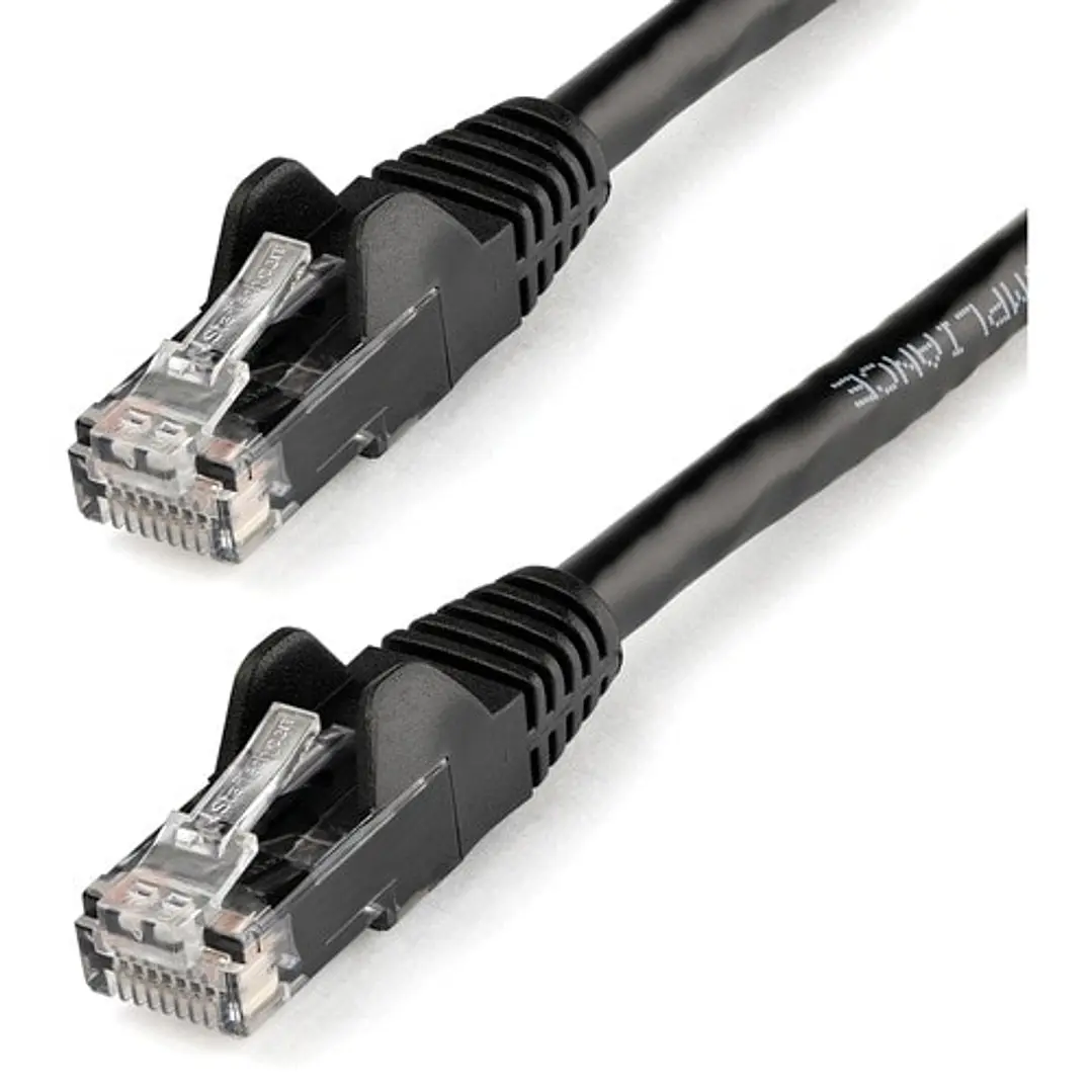 Cable de Red StarTech Cat6 3m RJ45 Negro Snagless 1