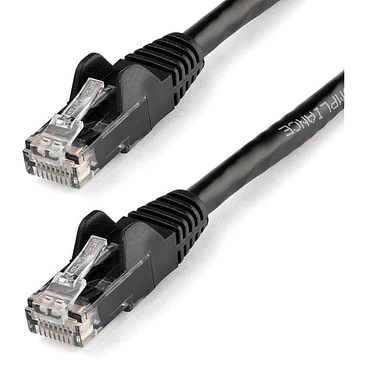 Cable de Red StarTech Cat6 3m RJ45 Negro Snagless 1