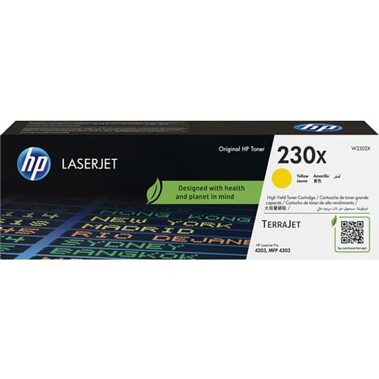 Cartucho de Tóner HP 230X Amarillo Original Alto Rendimiento 1