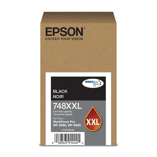 Cartucho de Tinta Epson DURABrite Ultra 748 XXL Negro Original 1