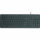 Teclado HP 150 USB Cableado Negro para PC - Miniatura 2