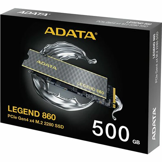 Unidad SSD Adata LEGEND 860 500GB NVMe PCIe 4.0 x4 M.2 2280 Interno 1