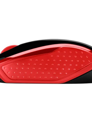 Mouse HP 200 Inalámbrico Óptico 1000 DPI Negro Rojo