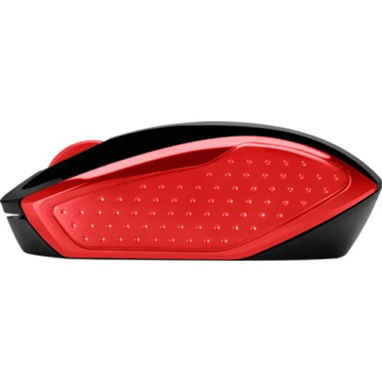 Mouse HP 200 Inalámbrico Óptico 1000 DPI Negro Rojo 2