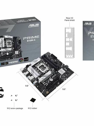 Placa Madre Asus Prime B760M-A DDR5 LGA1700 Micro ATX