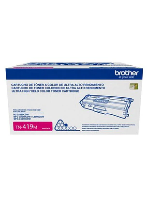 Tóner Brother TN-419M Magenta Original 9000 Páginas