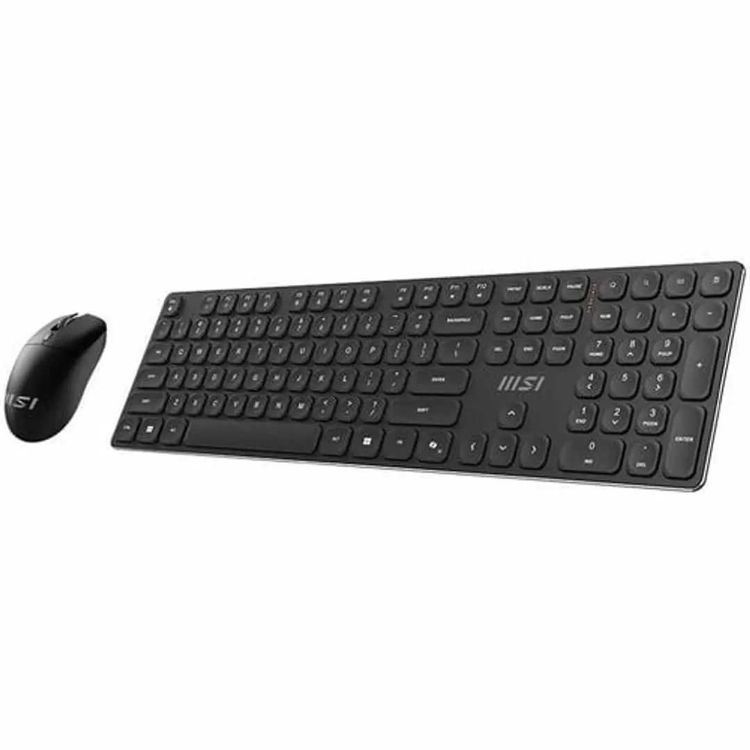 Teclado y Mouse Inalámbrico MSI FORGE K210 USB RF Negro 4