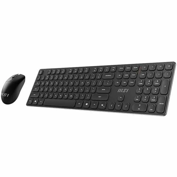 Teclado y Mouse Inalámbrico MSI FORGE K210 USB RF Negro 4