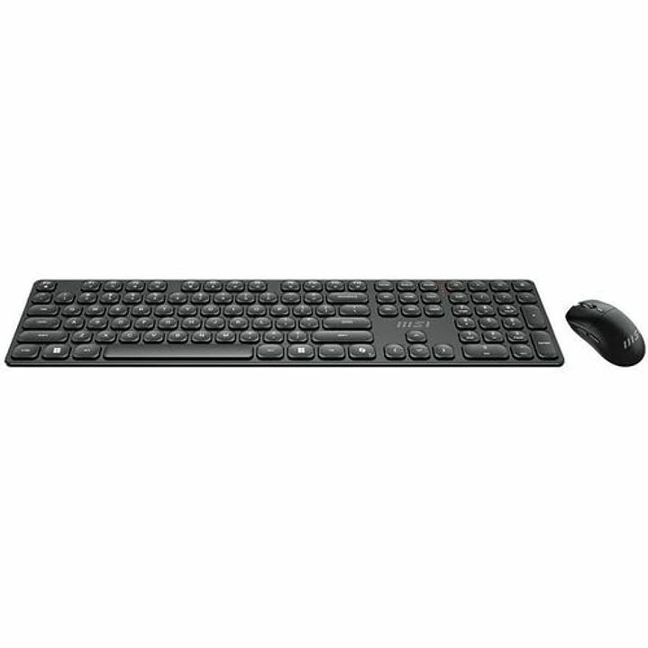 Teclado y Mouse Inalámbrico MSI FORGE K210 USB RF Negro 5