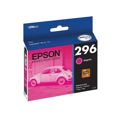 Cartucho Epson 296 Magenta Original DURABrite Ultra T296320-AL
