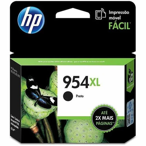 Cartucho de Tinta HP 954XL Negro Alto Rendimiento Original