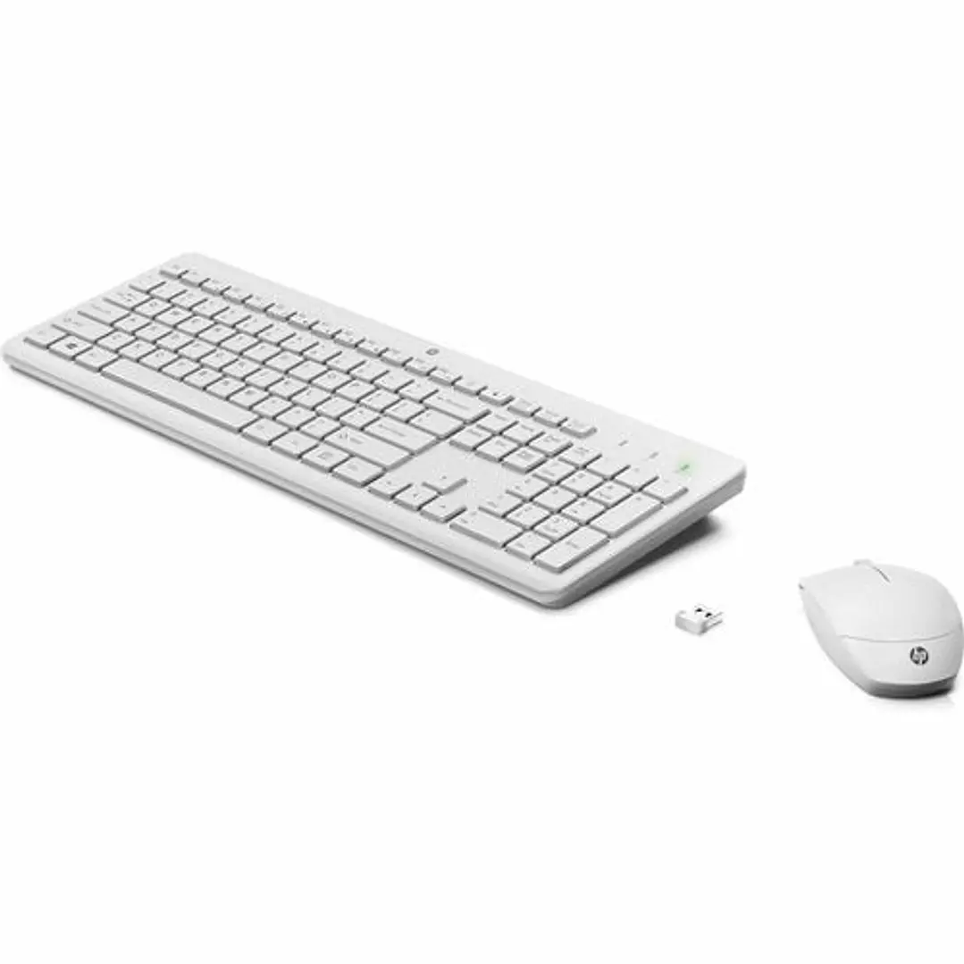 Teclado y Mouse HP 230 Inalámbrico Blanco RF USB 2