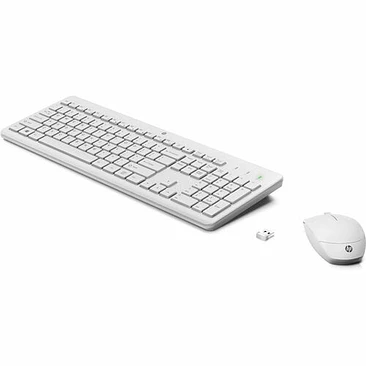 Teclado y Mouse HP 230 Inalámbrico Blanco RF USB 2