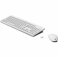 Teclado y Mouse HP 230 Inalámbrico Blanco RF USB - Miniatura 2