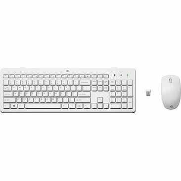 Teclado y Mouse HP 230 Inalámbrico Blanco RF USB 1
