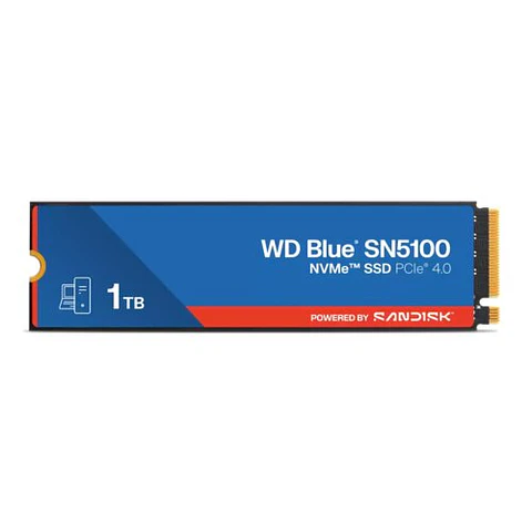 Unidad SSD WD Blue SN5100 1TB NVMe PCIe 4.0 M.2 2280