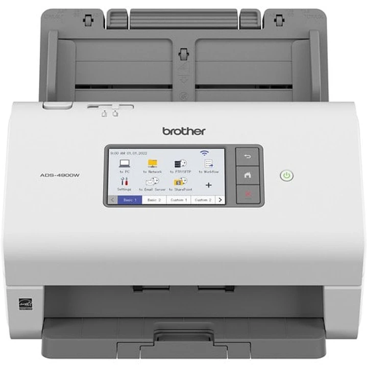 Escáner Brother ADS-4900W Dúplex Inalámbrico 60 ppm 1
