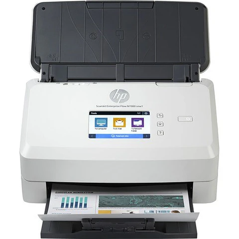 Escáner HP ScanJet Enterprise Flow N7000 snw1 Dúplex 75 ppm