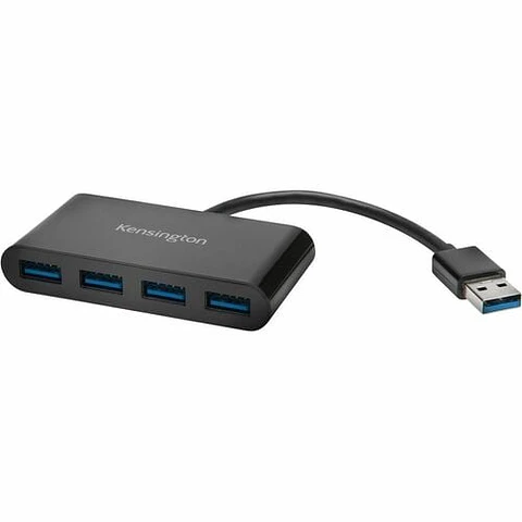 Concentrador USB Kensington USB 3.0 de 4 Puertos para PC