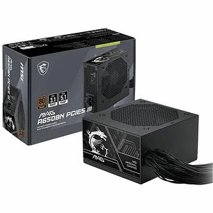 Fuente de Poder MSI MAG ATX 3.1 650W 80 Plus Bronze PCIe 5.1