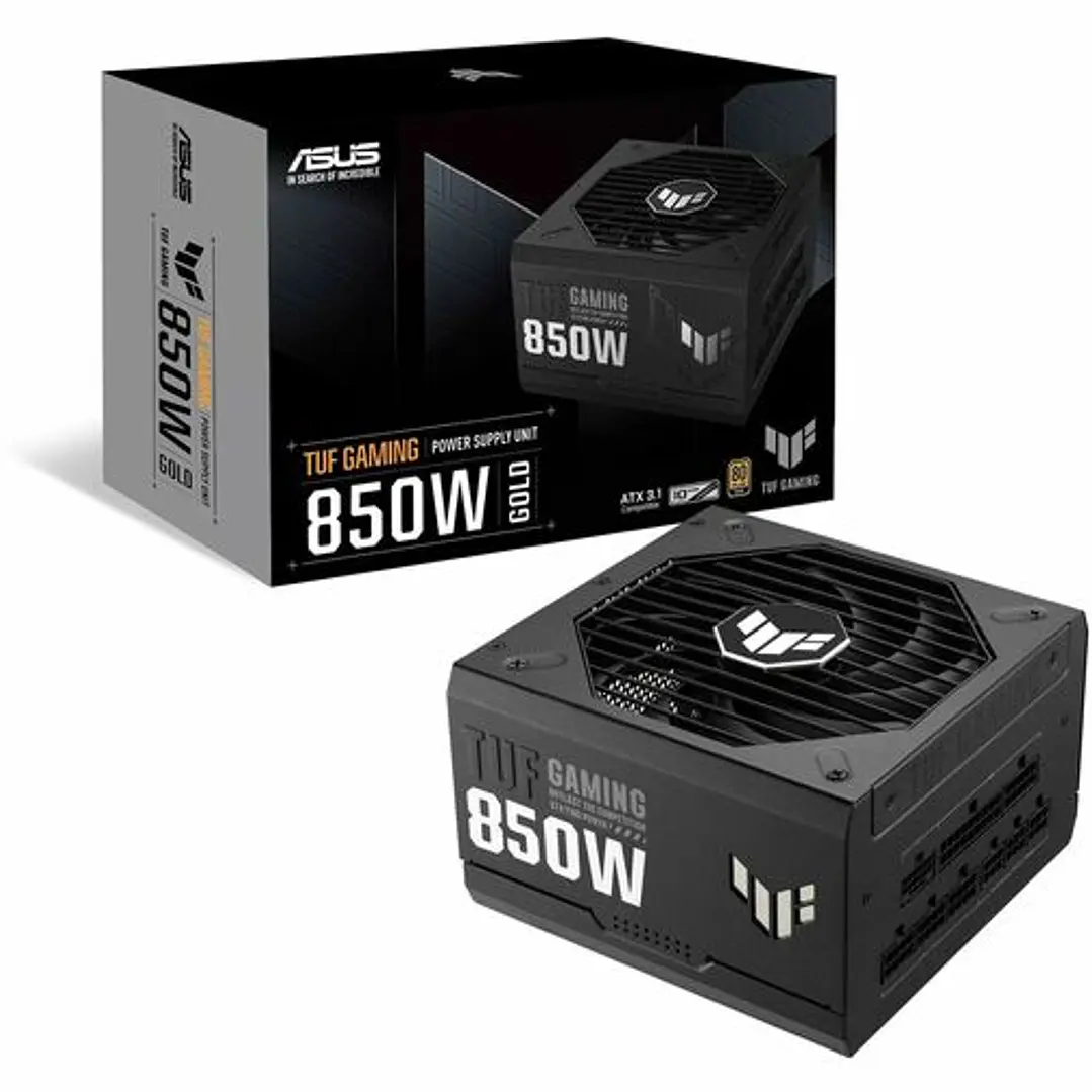 Fuente de Poder ASUS TUF Gaming 850W Modular ATX 80 Plus Gold PCIe 5.1 5