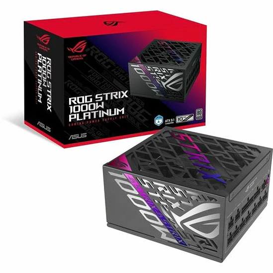 Fuente de Poder ASUS ROG Strix 1000W 80 Plus Platinum Modular ATX 1