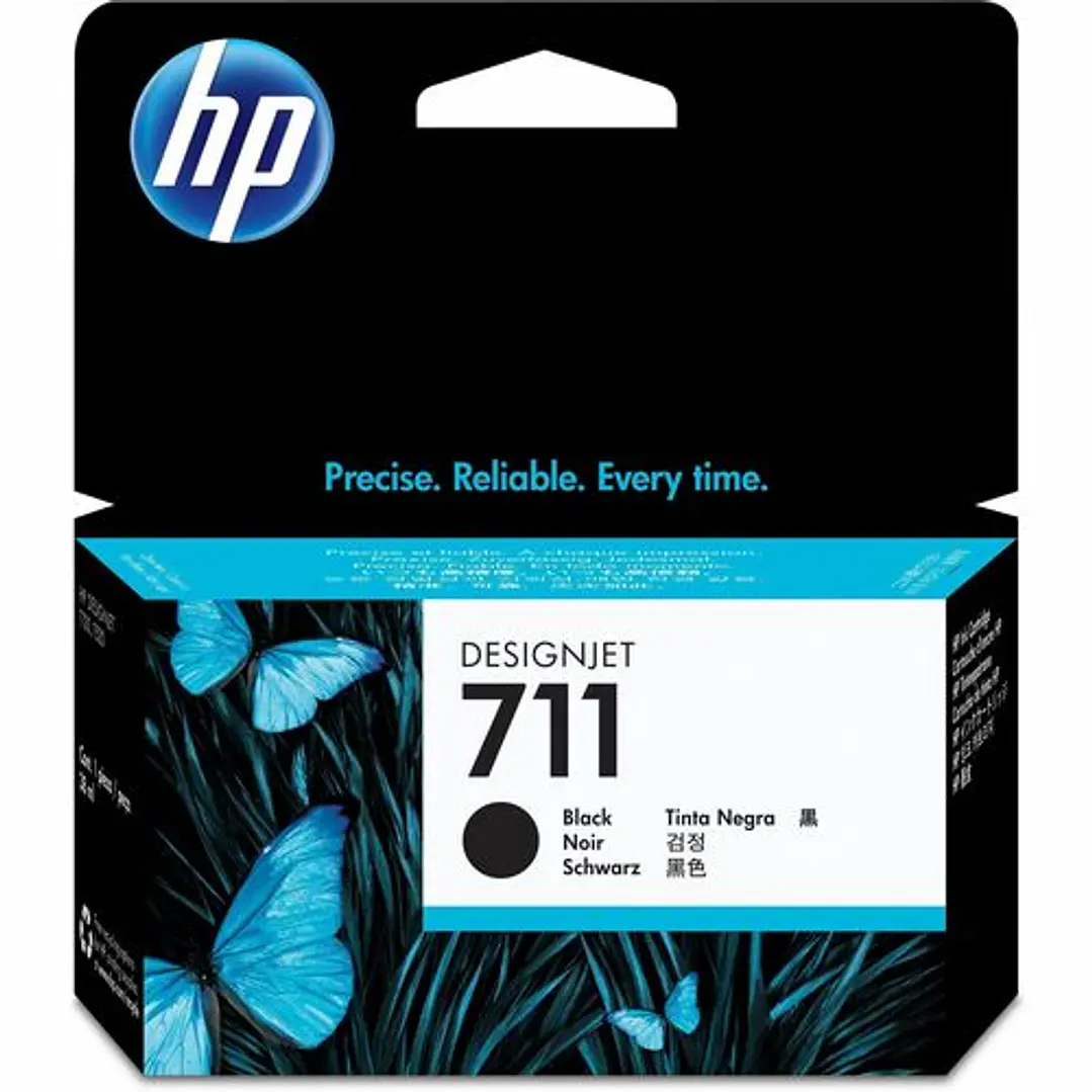 Cartucho de Tinta HP 711 Negro Original CZ129A 1