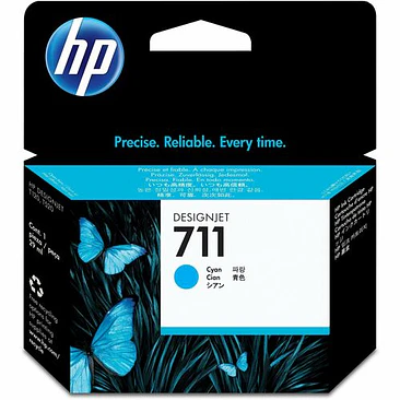 Cartucho de Tinta HP 711 Cian Original CZ130A 1