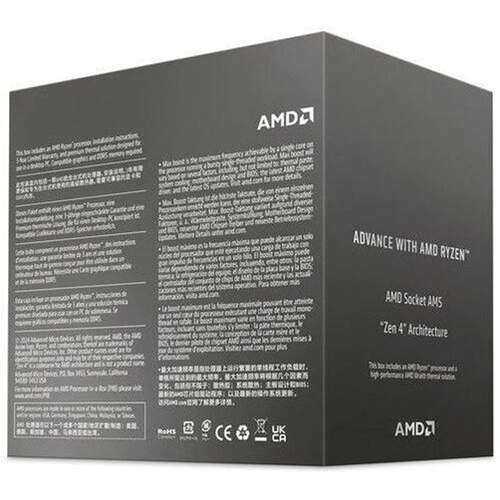 Procesador AMD Ryzen 5 8600G AM5 6 Núcleos 12 Hilos 5GHz 3