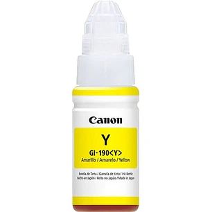 Botella de Tinta Canon GI-190 Y Amarillo Original