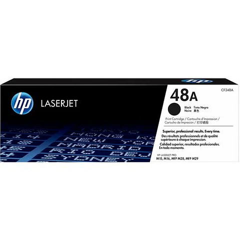 Tóner HP 48A CF248A Negro Original para LaserJet Pro M15w