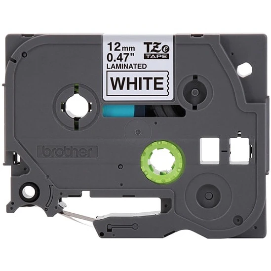 Cinta para Etiquetas Brother TZe-231 Blanca Laminada 12mm 2
