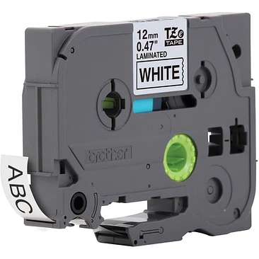 Cinta para Etiquetas Brother TZe-231 Blanca Laminada 12mm 4