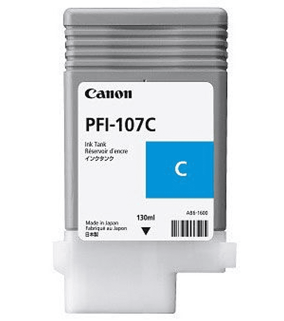 Cartucho de tinta Canon PFI-107C  130 ML