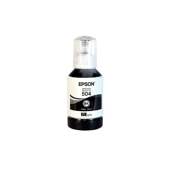 Botella de Tinta Epson T504 Negro 70 mL 1