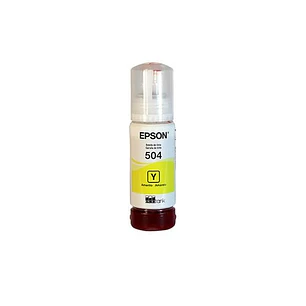 Botella de Tinta Epson T504 Amarillo 70 mL