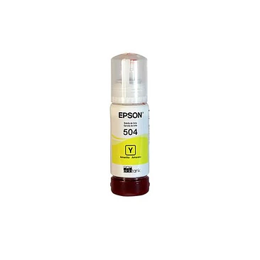 Botella de Tinta Epson T504 Amarillo 70 mL 1