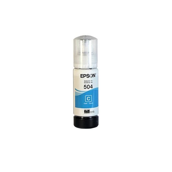 Botella de Tinta Epson T504220-AL Cian Original 70 mL 1