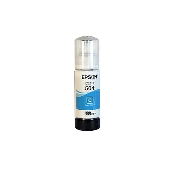 Botella de Tinta Epson T504220-AL Cian Original 70 mL 1