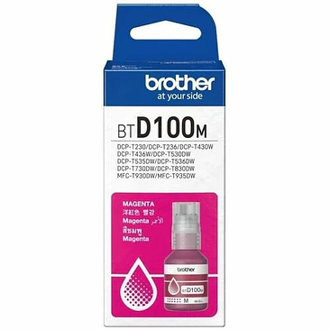 Botella de Recarga de Tinta Brother BTD100M Magenta Original 48,8 mL 1