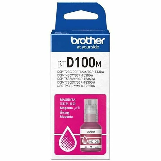 Botella de Recarga de Tinta Brother BTD100M Magenta Original 48,8 mL 1