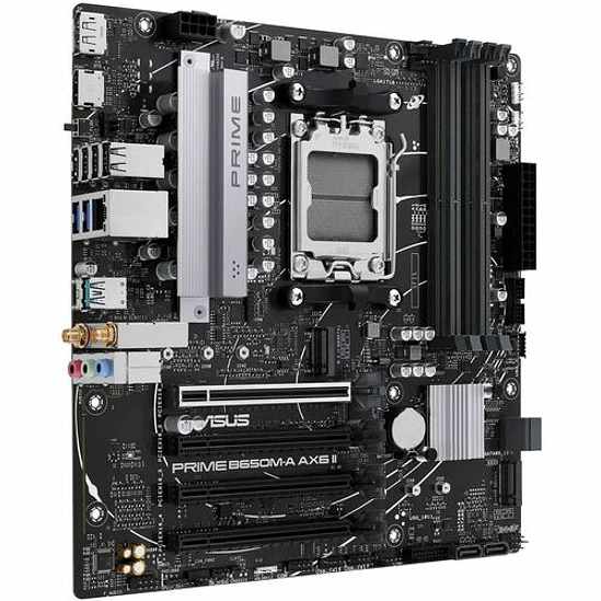 Placa Madre ASUS Prime B650M-A AX6 II AM5 DDR5 Micro ATX WiFi 6 Bluetooth 5.3 1