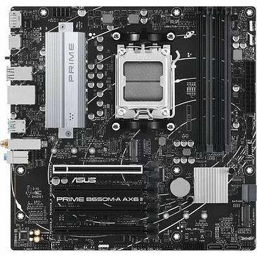 Placa Madre ASUS Prime B650M-A AX6 II AM5 DDR5 Micro ATX WiFi 6 Bluetooth 5.3 2
