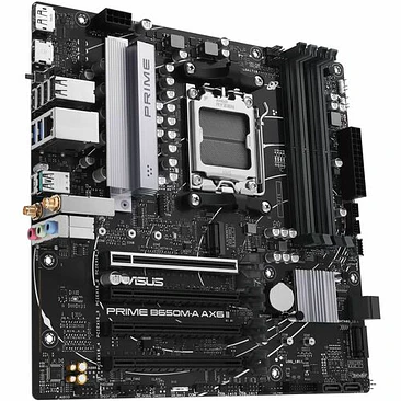 Placa Madre ASUS Prime B650M-A AX6 II AM5 DDR5 Micro ATX WiFi 6 Bluetooth 5.3 3
