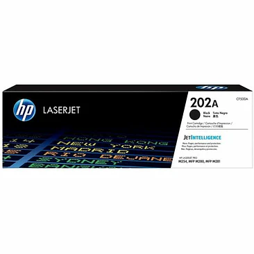 Cartucho de Tóner HP 202A Negro Original CF500A Rendimiento Estándar 1