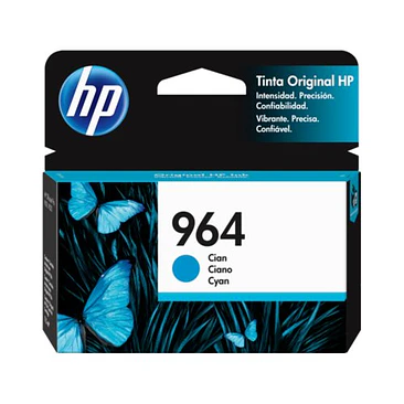 Cartucho de Tinta HP 964 Cian Original 3JA50AL 1