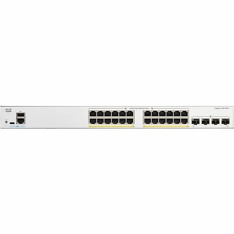 Switch Cisco Catalyst C1300-24P-4G Gestionable Gigabit PoE 24 Puertos